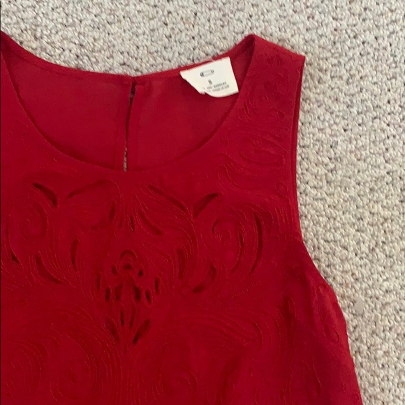 UO Red Tank Blouse - Picture 2 of 2